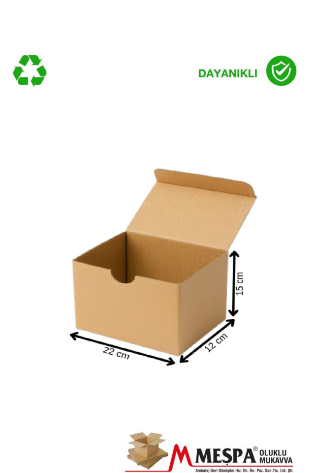 22x12x15 cm Kiliti E-Ticaret Kutusu – Karton Ürün Gönderim ve Paketleme Kutusu