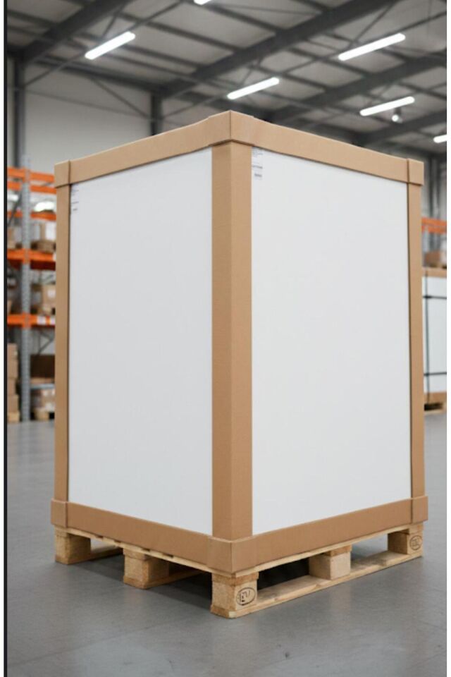 Karton köşebent Palet koruyucu koli köşe koruyucu kraft 50x50x5 mm